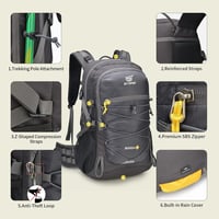SKYSPER Bogda 35L túrahátizsák szellőzőrendszerrel és hidratációs rendszerrel 5