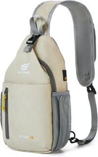 SKYSPER Könnyű Vízálló Oldaltáska - Férfi Crossbody Válltáska Túrázáshoz, Sportoláshoz és Utazáshoz, 25x30 cm, 320g 1