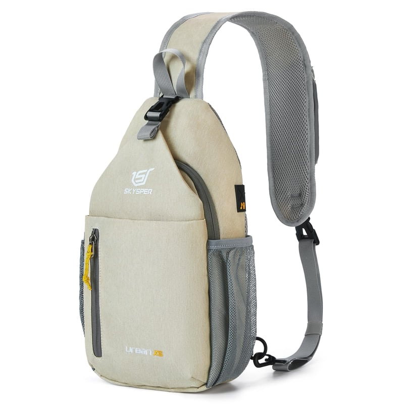 SKYSPER Lagana vodootporna torba preko tijela - Muška crossbody torba za rame za planinarenje, sport i putovanja, 25x30 cm, 320g