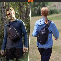 SKYSPER Könnyű Vízálló Válltáska - Kompakt Crossbody Táska Túrázáshoz, Sportoláshoz és Utazáshoz, Férfiaknak, URBAN Modell, 25x30 cm 6