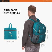 SKYSPER Ultralight összecsukható hátizsák vízálló napsák túrázáshoz utazáshoz 6
