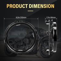 SKYWORLD 2 db 7 colos kerek LED fényszóró pár szerelőkonzollal 50 W 5000 lm 4 üzemmód 3000K és 6000K DRL menetfény Wrangler JK TJ LJ CJ tere 3