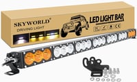 SKYWORLD LED fénysor offroad 210W fehér-sárga spot/flood - 38 inch 1