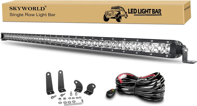 SKYWORLD 43" Ultra Slim LED Fényhíd 210W - Terepjáró Lámpasor Kábelkészlettel 4x4 SUV ATV Teherautókhoz 12V/24V

AI: SKYWORLD 43" Ultra Slim
