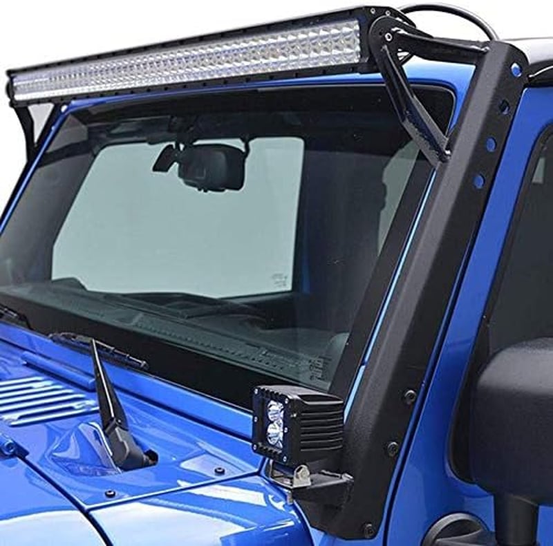 SKYWORLD 52" LED fénysáv tetőrögzítés Jeep Wrangler JK 2007-2017