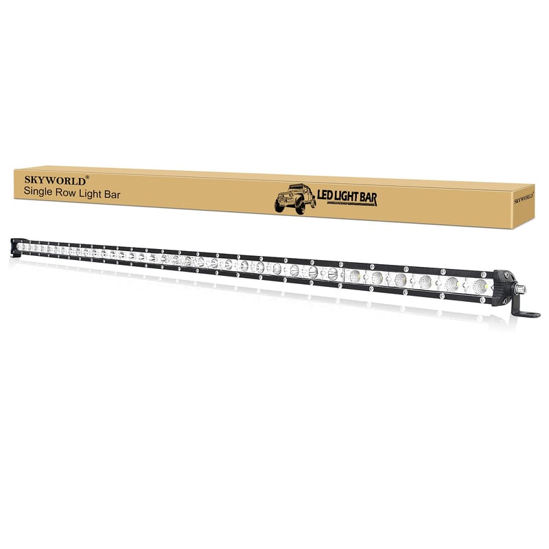 Pracovné LED svetlo Skyworld, 30W, 17,8 cm, IP67, 6000K – biele – 12V-24V