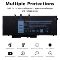 SLDYAPCX GJKNX Batéria pre notebook 7.6V 68Wh Dell Latitude 5480 5490 5580 5590 5280 5288 5488 Precision 3520 3530 GD1JP DY9NT 5YHR4 Náhradná batéria 3