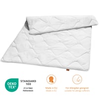 Set 2 Plăpumi din Microfibră sleepling Basic 135x200 cm, Căldură Medie pentru Tot Anul, Alb 5
