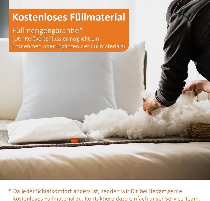 Sleepling Comfort 100 mikroszálas párna fehér 40x80 cm 2 darabos szett