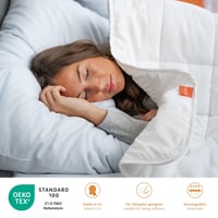 Vankúš sleepling Basic 100, 45x65 cm, pre alergikov, prateľný, s certifikátom Oeko-TEX, vyrobený v EÚ, klasický vankúš 2