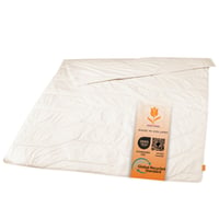 sleepling Lyocell Tencel Ljetni poplun 135x200 cm, Lagani ljetni pokrivač, 100% pamuk, Tanki pokrivač za spavanje, Oeko-TEX, Antimikrobni, Veganski, Bijeli 1