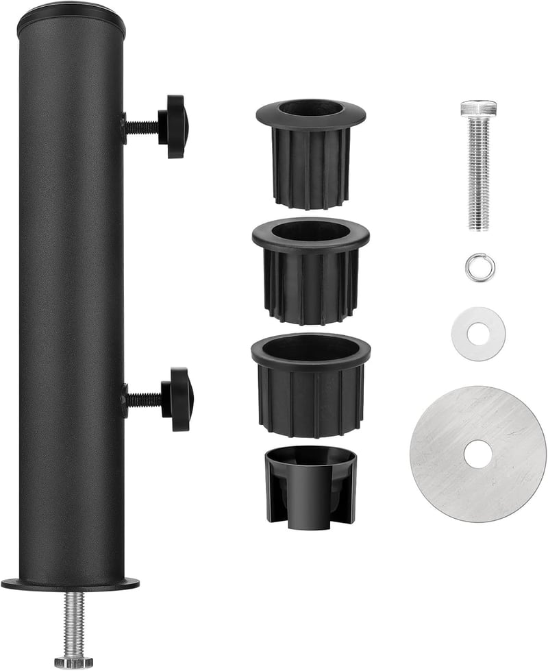 SLIIMU Univerzális Napernyő Állvány Adapter 48/38/32mm Redukciós Gyűrűvel