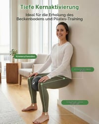 Minge de Pilates Slim Panda 15-17 cm cu pompă, mini minge de gimnastică pentru mușchii profunzi, planșeul pelvin, suport pentru gât și zona lombară, cu supapă anti-scurgere 4