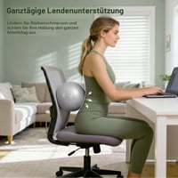 Minge de gimnastică Slim Panda 23-25 cm, minge de Pilates gonflabilă cu pai, minge moale de yoga pentru antrenament acasă, fitness și exerciții de echilibru 4