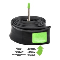 Cameră de aer pentru bicicletă cu autovulcanizare Slime 30023, cu lichid anti-pană, valvă Presta, 27.5" x 1.5-2.3" 2