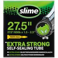 Cameră de aer pentru bicicletă cu autovulcanizare Slime 30023, cu lichid anti-pană, valvă Presta, 27.5" x 1.5-2.3" 1