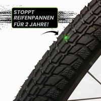Samotesniaca duša na bicykel Slime 30059 s tesniacim gélom proti defektom, ventil Schrader, 26" x 1,75-2,3", čierna 6