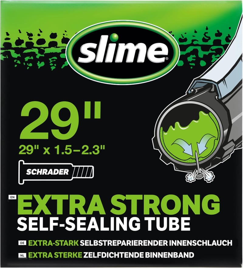 Slime önjavító kerékpár belső gumi Schrader-szeleppel - 29" x 1,5-2,3"