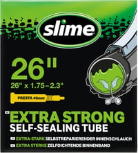 Slime önjavító kerékpár belső gumi Presta szeleppel - 26" x 1.75-2.3" 1