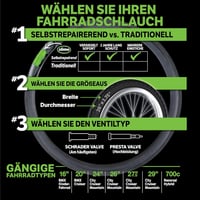 Slime Önzáró Gumiabroncs Tömlő Lyukasztás Elleni Tömítővel - 28/32-622mm Presta 7