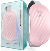 Slimpal AI Menstruációs Fűtőöv - Vezeték Nélküli Elektromos Melegítőpárna, Hasi, Háti Fájdalomcsillapító, Rózsaszín S2 Modell 1