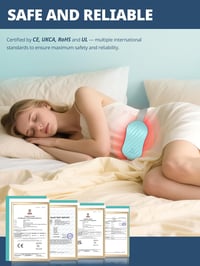 Slimpal Hordozható Menstruációs Melegítőöv - USB Tölthető, Vezeték Nélküli, 2500 mAh Akkumulátor 4