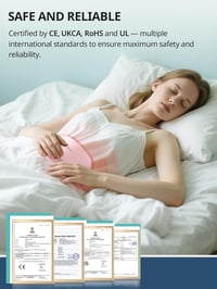 Slimpal Fűthető Derékpánt Menstruációs Fájdalomra - Nagyméretű Melegítő Öv Hasi, Háti Görcsökre - Mosható Grafén Melegítőpárna  8