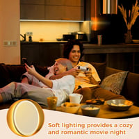 slochi Dimmelhető LED Mennyezeti Lámpa 36W 4200LM Távirányítóval, 1800K-6500K Színhőmérséklet, 40cm Kerek Fehér Modern Nappali 5