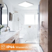 slochi LED Mennyezeti Lámpa 2 db 18W Ultra Vékony Négyzet Alakú 6500K Hideg Fehér Vízálló Fürdőszoba Konyha Hálószoba 4