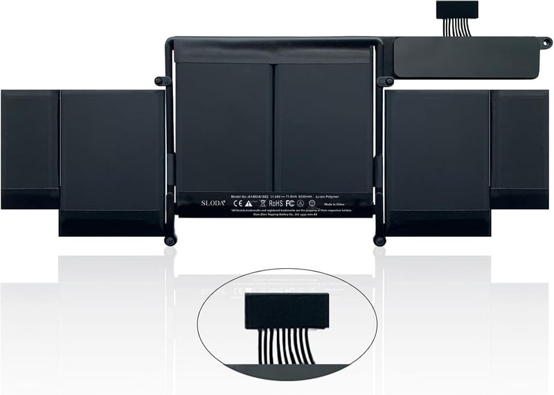 SLODA A1493 A1582 csere akkumulátor MacBook Pro Retina 13 A1502 Late 2013 Mid 2014 Early 2015 11.34V 6330mAh