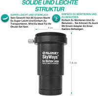 Slokey Barlow Pro 5x Nagyító Lencse Teleszkóphoz - 1,25" Átmérőjű Csillagászati Kiegészítő Bolygók és Égitestek Részletes Megfigyeléséhez 3