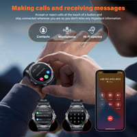 Inteligentné hodinky SLOKSFil s 1,43" AMOLED displejom, Bluetooth hovormi, IP68, 100+ športovými režimami 3