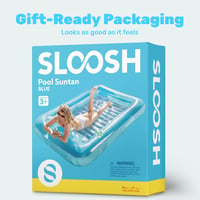 Sloosh 1,78x1,16m felfújható napozó medence párnával, felnőtt légmatrac vízhez 9