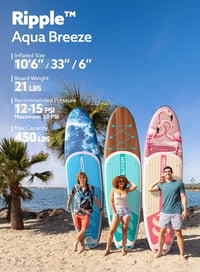 SLOOSH 10'6" Felfújható Stand Up Paddle Board EVA Fedlappal, Pumpa és Táskával 8