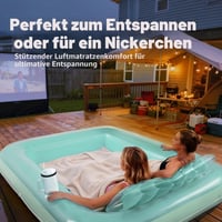 Saltea gonflabilă de plajă Sloosh pentru adulți – Șezlong plutitor pentru relaxare la piscină sau pe apă în timpul verii 7