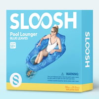SLOOSH Prémium Felfújható Medence Lounger Felnőtteknek Pohártartóval és Háttámlával 7