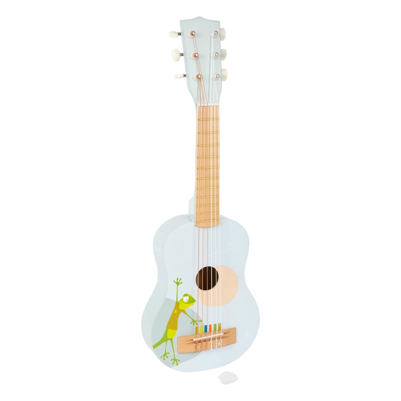 small foot Groovy Beats Drvena Gitara za Djecu - Šareni Instrument za Razvoj Glazbenih Vještina za Djecu od 3-14 Godina