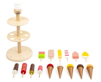 Small Foot Luigi Gelato Drevený stánok so zmrzlinou s 15 druhmi zmrzliny do detskej kuchynky a obchodu, od 2 rokov 11488 2