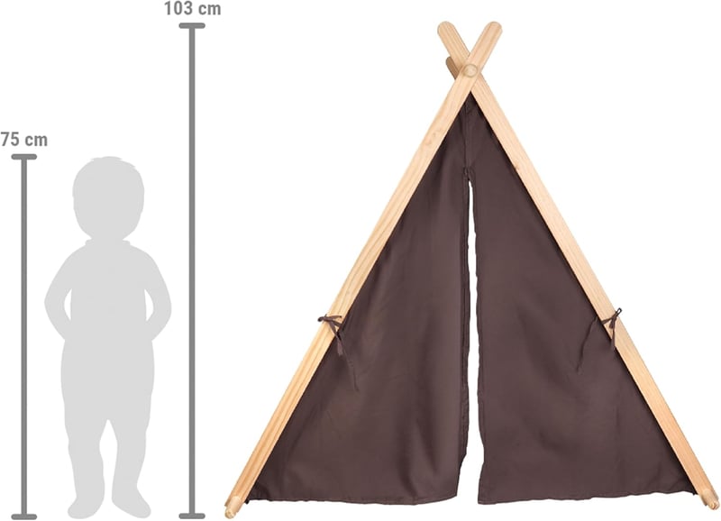 small foot Modern Játszósátor Taupe Színben - Tágas Belső Térrel és Ablakkal, 2 Éves Kortól, Kreatív Fejlesztő Gyerekjáték

AI: I've created