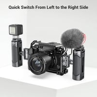 SMALLRIG 2916 Mini Oldalsó Fogantyú DSLR Kamerához, Állítható, Bal-Jobb Oldali Rögzítés 3