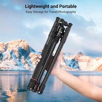 SMALLRIG 3935 180cm Alumínium Kamera Tripod Monopod, 360° Gömbfej, Telefontartó, 15kg Terhelhetőség 8