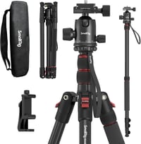 SMALLRIG 3935 180cm Alumínium Kamera Tripod Monopod, 360° Gömbfej, Telefontartó, 15kg Terhelhetőség 1