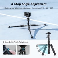 SMALLRIG Alumínium Mini Állvány 52 cm 360° Gömbfejjel - Kompakt Kamera Tripod Canon, Sony, Nikon, Fujifilm Gépekhez - 6 kg Teherbírás 7
