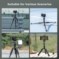 SMALLRIG Alumínium Mini Állvány 52 cm 360° Gömbfejjel - Kompakt Kamera Tripod Canon, Sony, Nikon, Fujifilm Gépekhez - 6 kg Teherbírás 10