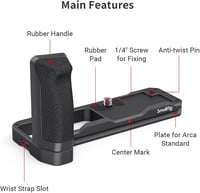 SMALLRIG Fujifilm X-T4 Kamera Markolat Alumínium Gyorscsatlakozó Lemezzel 2