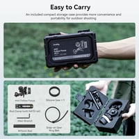 SMALLRIG Mini Follow Focus - Kézi Fókusz és Zoom Vezérlő DSLR és Tükörnélküli Kamerákhoz - Sony A7, A9, BMPCC 4K/6K Kompatibilis 7