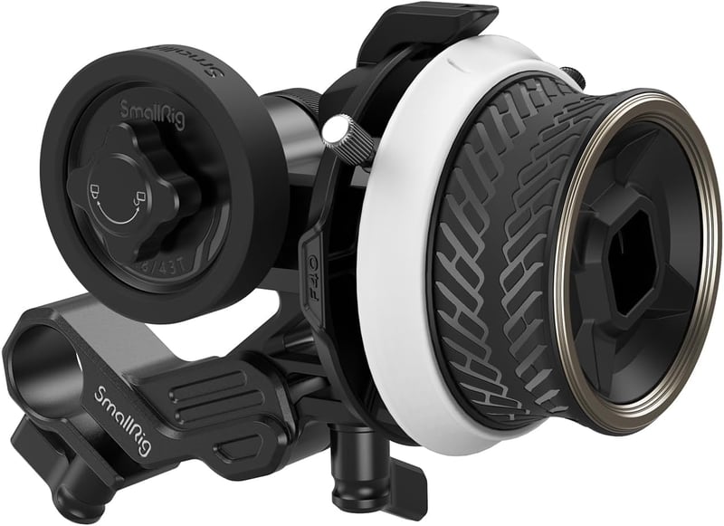 SMALLRIG Mini Follow Focus - Kézi Fókusz és Zoom Vezérlő DSLR és Tükörnélküli Kamerákhoz - Sony A7, A9, BMPCC 4K/6K Kompatibilis