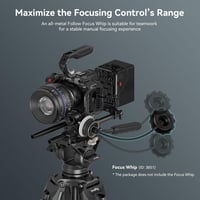 SMALLRIG Mini Follow Focus - Kézi Fókusz és Zoom Vezérlő DSLR és Tükörnélküli Kamerákhoz - Sony A7, A9, BMPCC 4K/6K Kompatibilis 5
