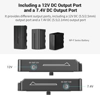 SMALLRIG NP-F Akkumulátor Adapter Plate Lite Sony A7 A9 BMPCC GH5 Z6 Z7 3