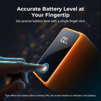 SMALLRIG NP-F970 Akkumulátor 10500 mAh - Sony NP-F970/F750/F550 Kompatibilis, 36W USB-C Gyorstöltés, OLED Kijelzős Kamera Akku Videólámpákho 8